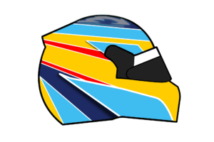 Fernando Alonso racing helmet