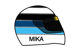 Mika Hakkinen racing helmet