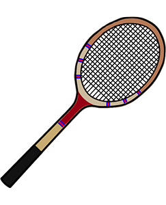 Bill Tilden tennis racket