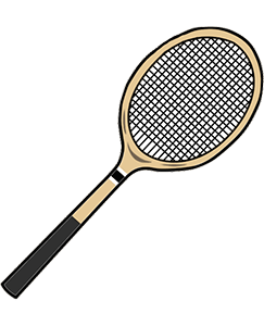 Jack Crawford tennis racket