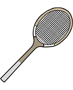 Jean Borotra tennis racket