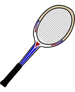 John Newcombe tennis racket