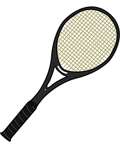 Mats Wilander tennis racket