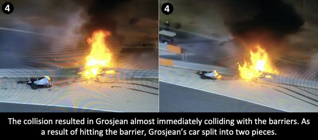 Grosjean's crash