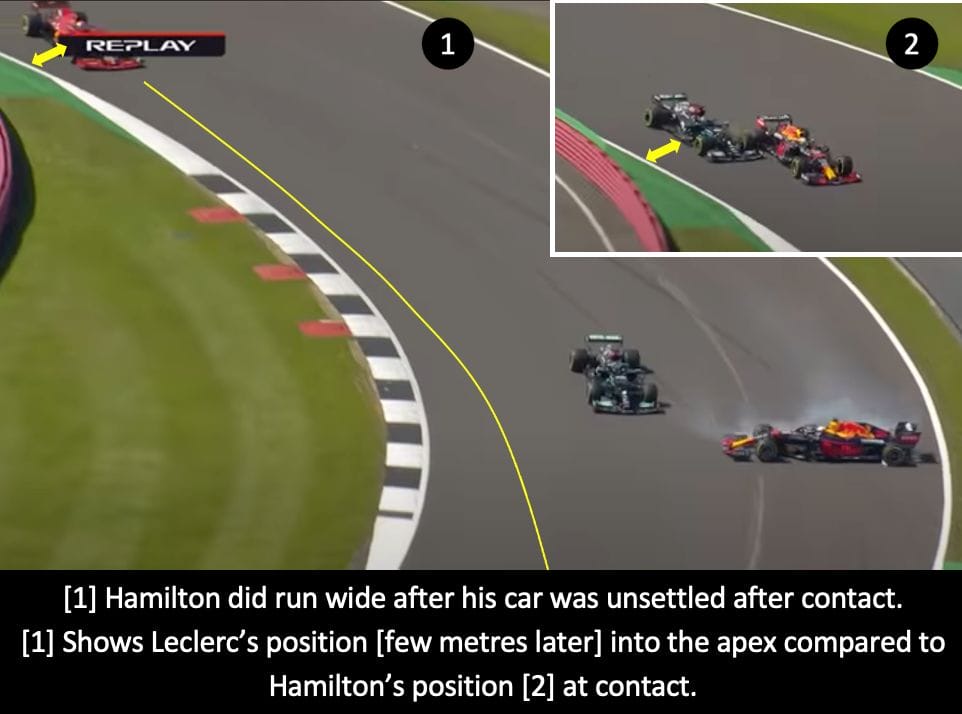 Silverstone Crash Happened before Apex