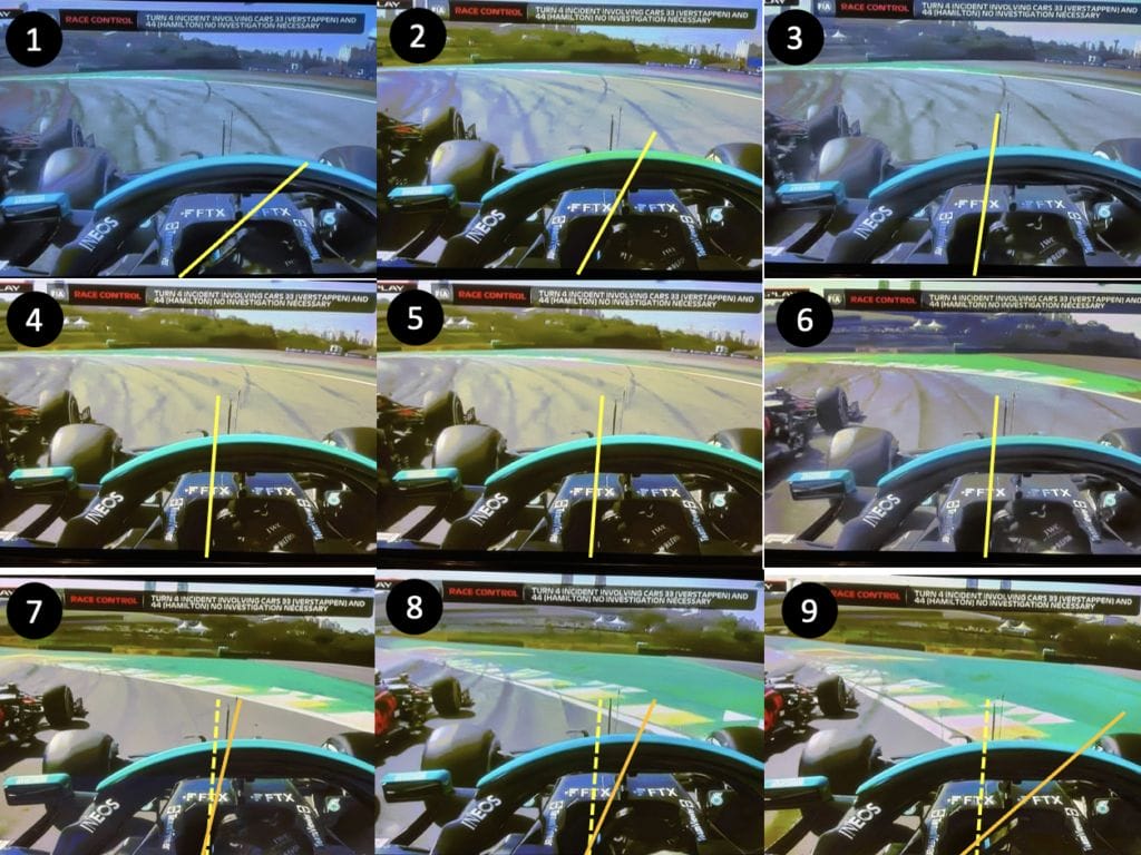 Brazil F1 Hamilton opens steering angle