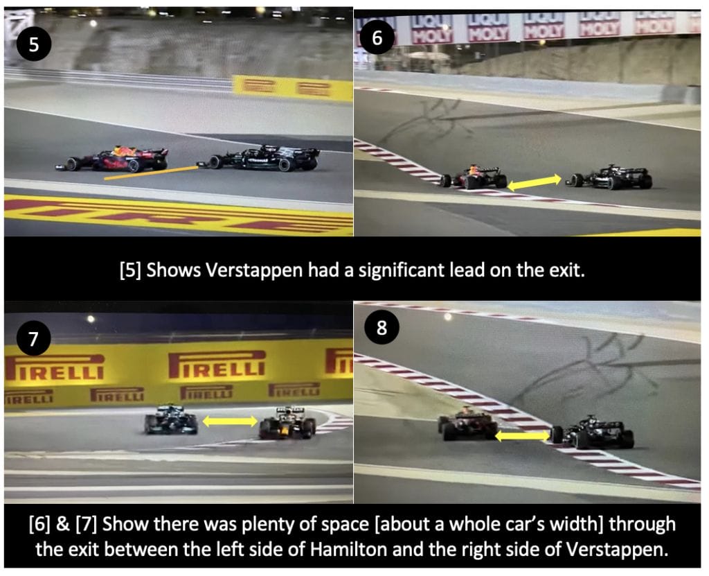 Bahrain Analysis of Verstappen and Hamilton Incident