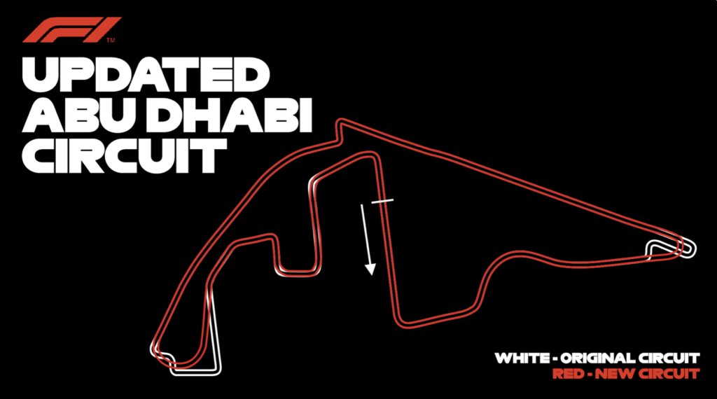 Abu Dhabi track changes