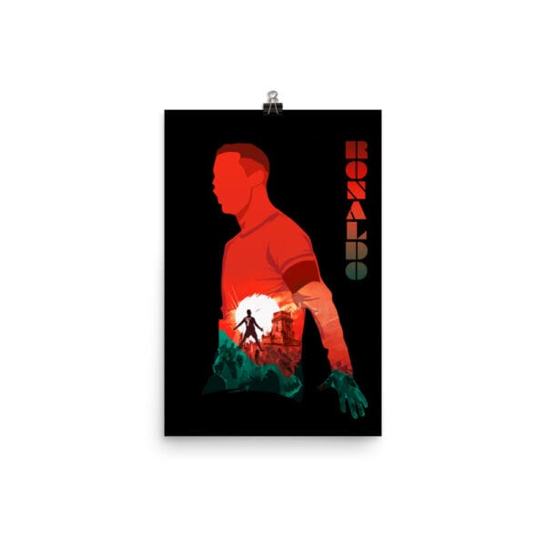 Ronaldo Silhouette Poster, Siu Celebration