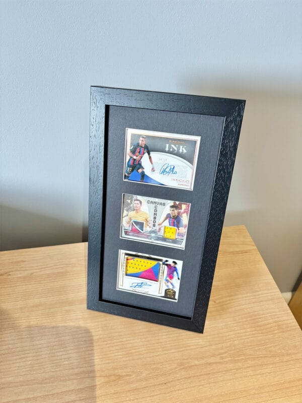 FC Barcelona Player Memorabilia Display, Autographs & Relics