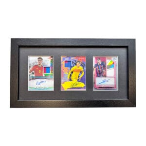 Barcelona Memorabilia Display, Gavi, Pedri & Lewandowski Memorabilia
