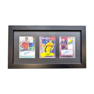 Barcelona Memorabilia Display, Gavi, Pedri & Lewandowski Memorabilia