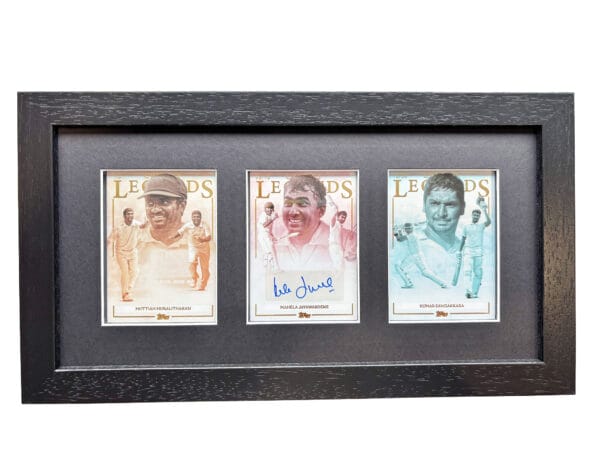 Cricket Legends Memorabilia, Muralithharan, Jayawardene & Sangakkara