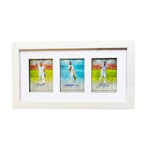 England Cricket Memorabilia, Trott, Broad & Flintoff Autographs