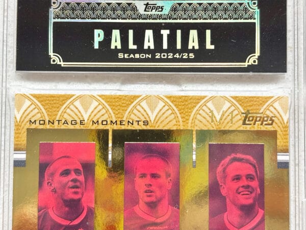 Michael Owen sports card Montage Moment one of one proof