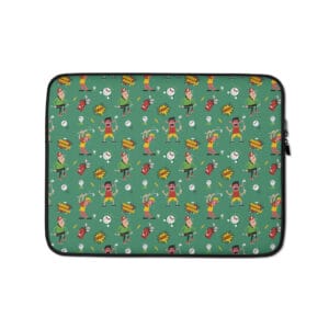 Angry Golfer Laptop Case