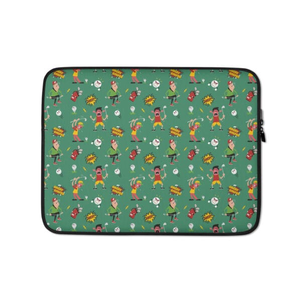 Angry Golfer Laptop Case