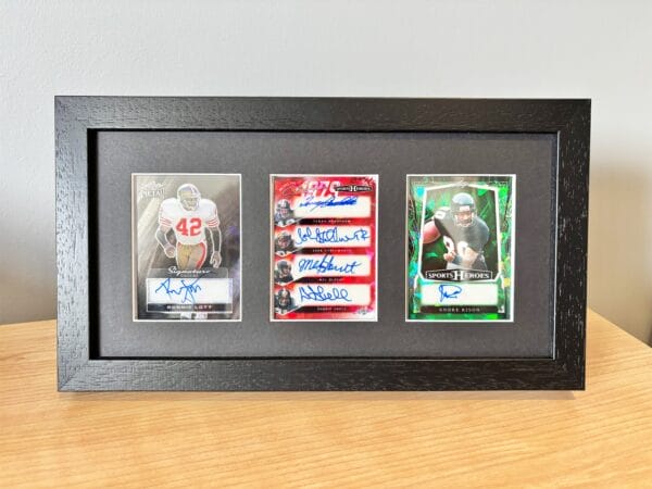 NFL Memorabilia Display, Multi Autographs