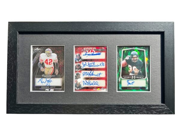 NFL Memorabilia Display, Multi Autographs